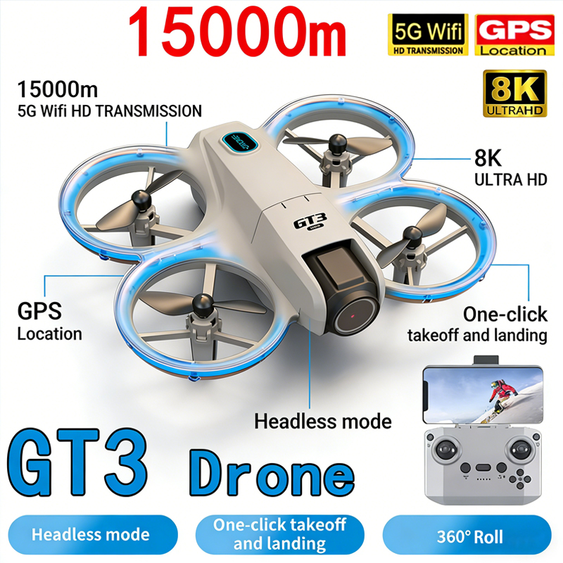 Drone Without Rc - Nuevo GT3 MAX Drone 8K HD
