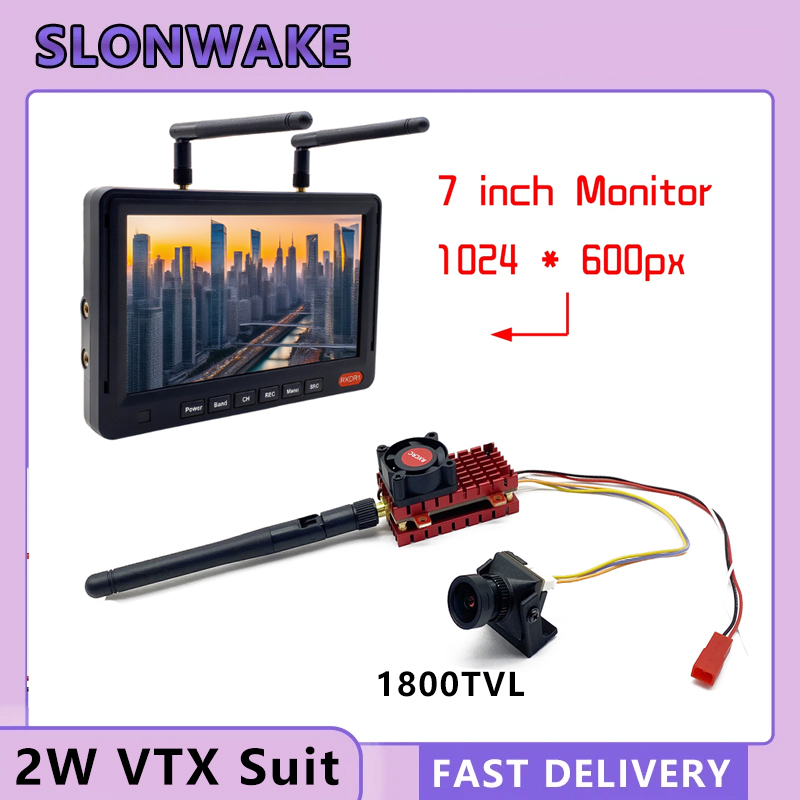 Drone Rc With Screen - SLONWAKE 5,8G 2W VTX FPV 1800TVL
