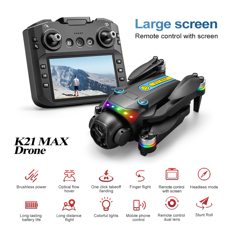 Drone Rc With Screen - Dron Aéreo Eléctrico para Exteriores con