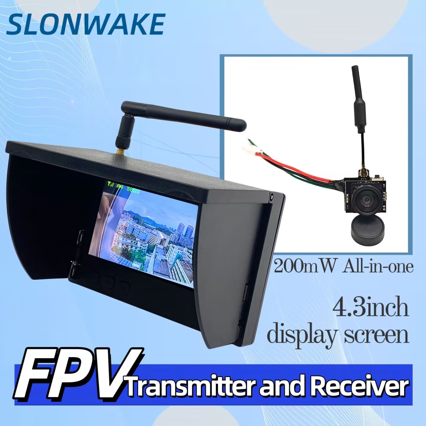Drone Rc With Screen - Cámara de transmisión de video analógica