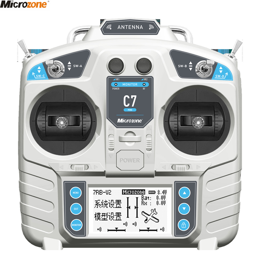 Drone Rc Aircraft - Controlador MicroZone MC7 MINI transmisor C7