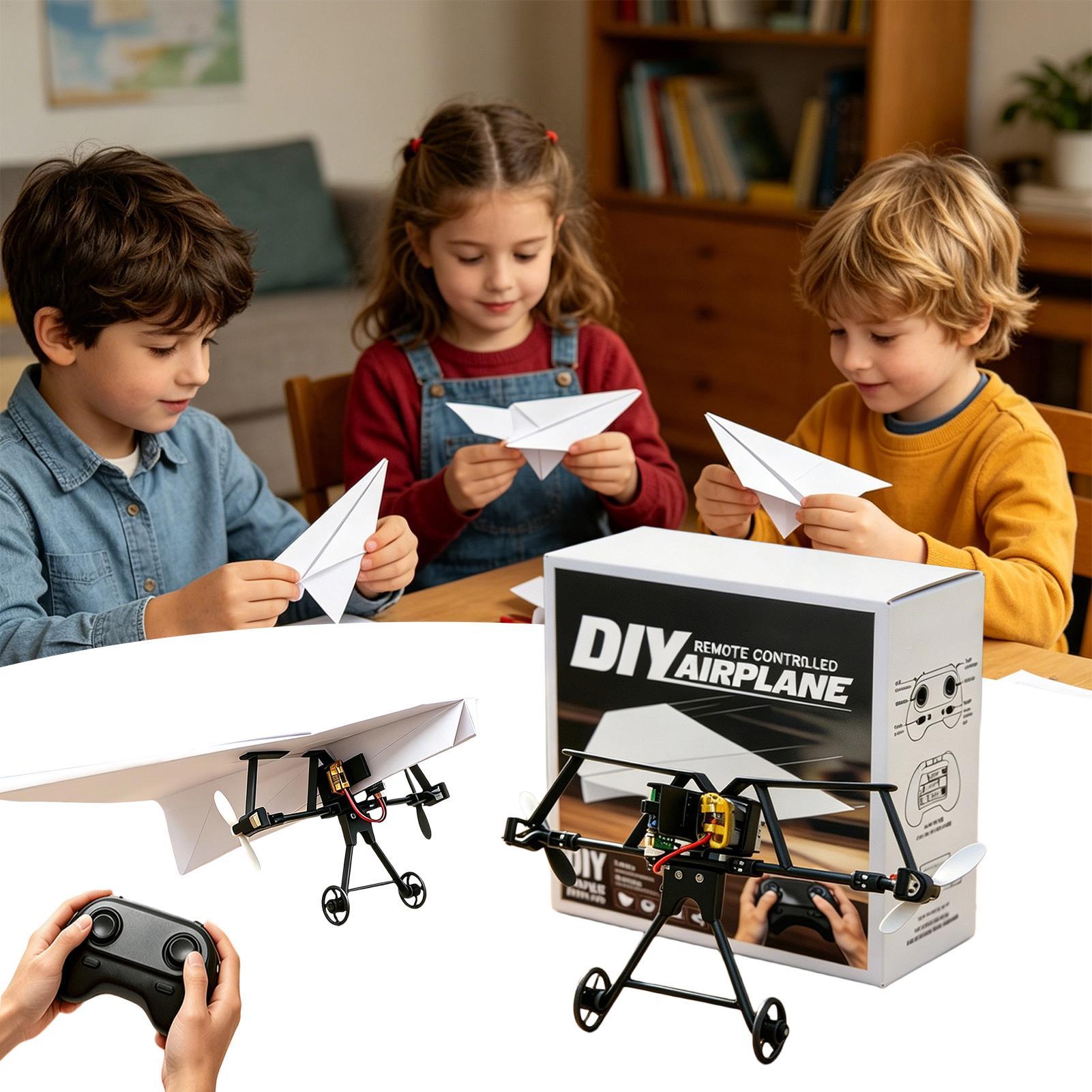 Drone Rc Aircraft - Kit de Avión de Papel RC