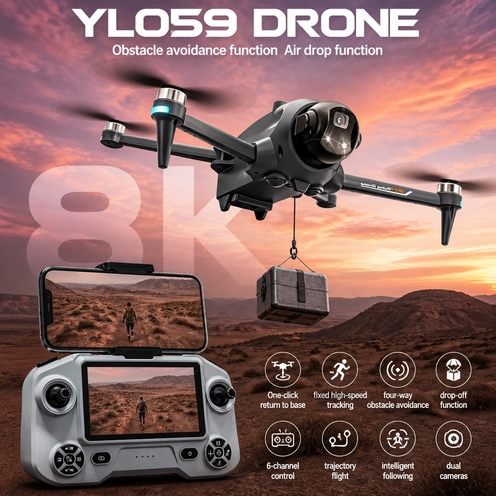 Drone Rc Race - NUEVO Dron YL059 con GPS, Retorno