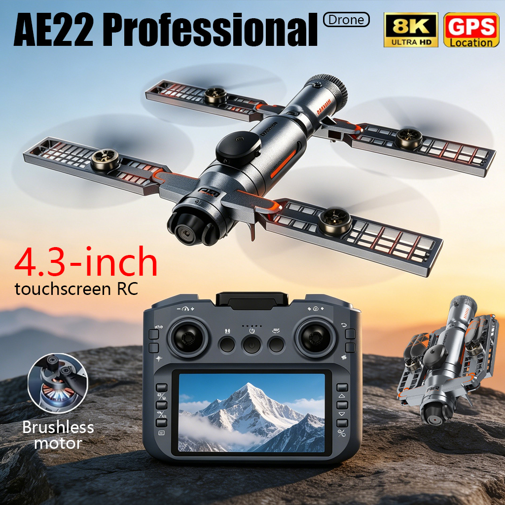 Drone Rc Foldable - Dron Plegable AE22 PRO MAX Mejorado,