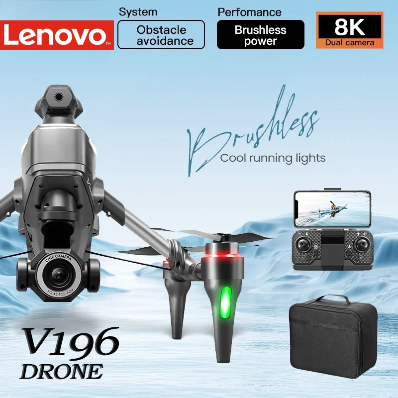 Drone V196 Rc - Dron Lenovo V196 8K Profesional con