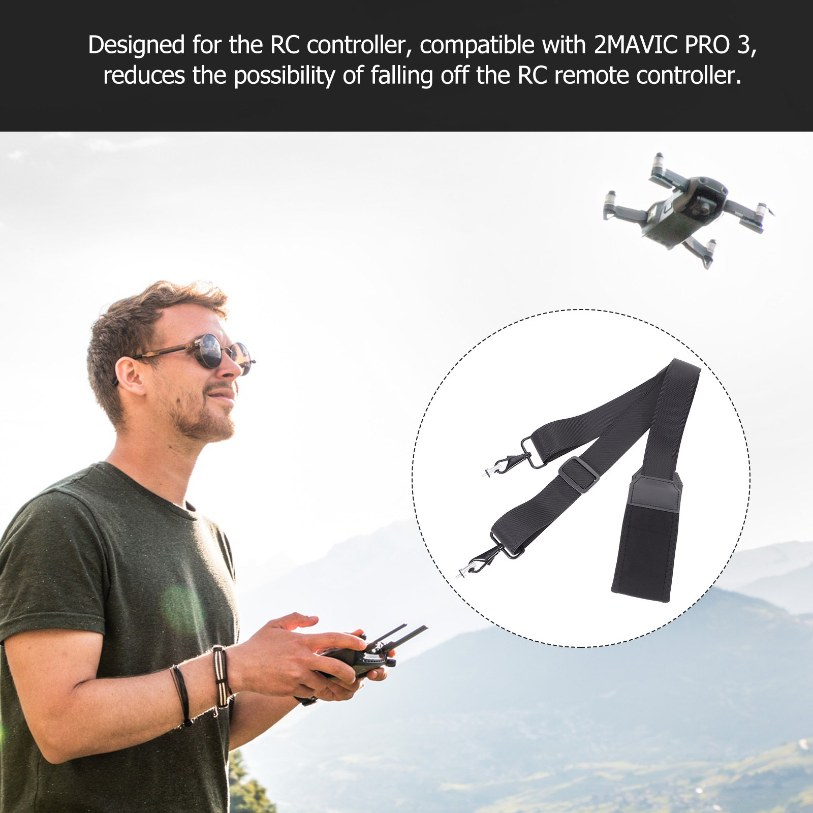 Correa de Cuello Compatible co - Drone Rc Neck Strap reseña y precio