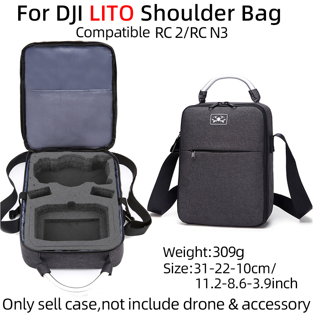 Bolso de hombro LITO para DJI, - Drone Dji Rc N3 reseña y precio