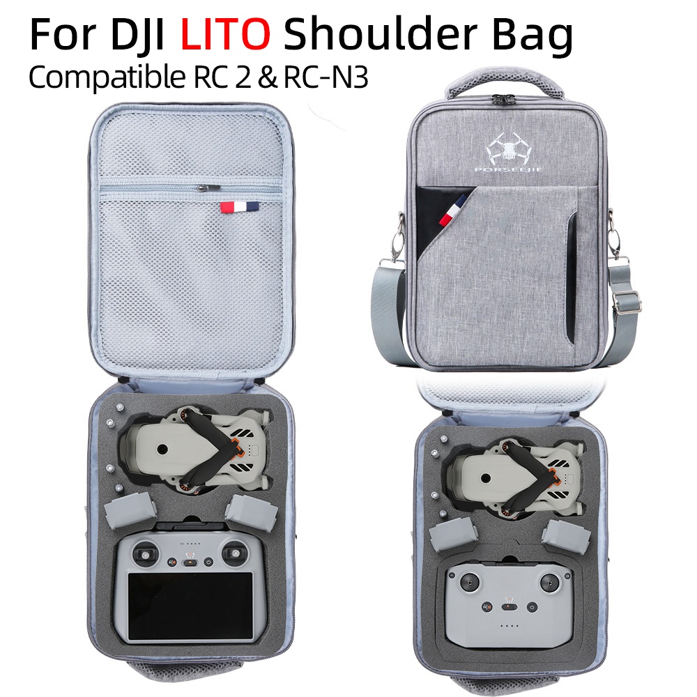 Bolso de hombro LITO para DJI, - Drone Dji Rc N3 reseña y precio