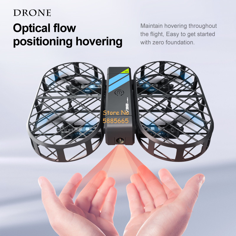 Cámara HD 8K 360 °   Protecció - Drone Rc Foldable reseña y precio