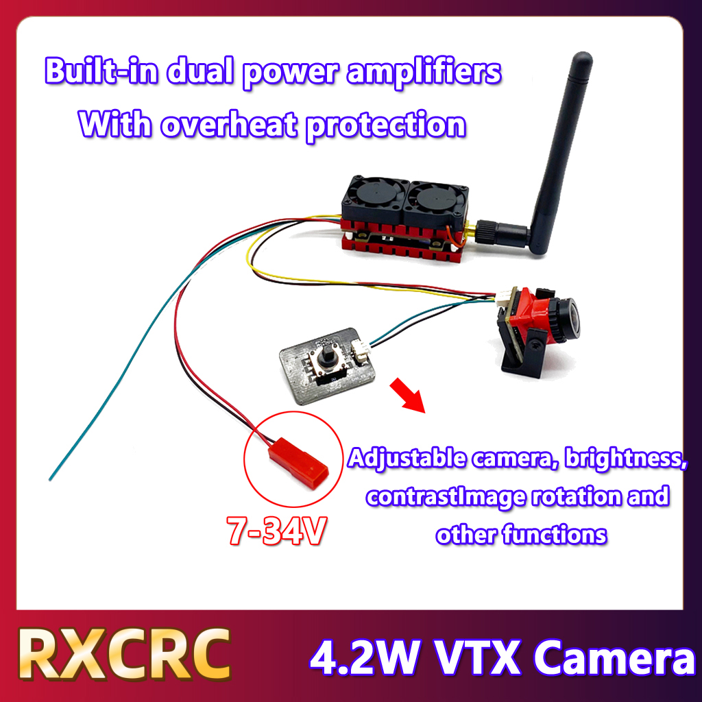 RXCRC 5,8G 48CH 4,2 W transmis - Analog Fpv Transmitter reseña y precio