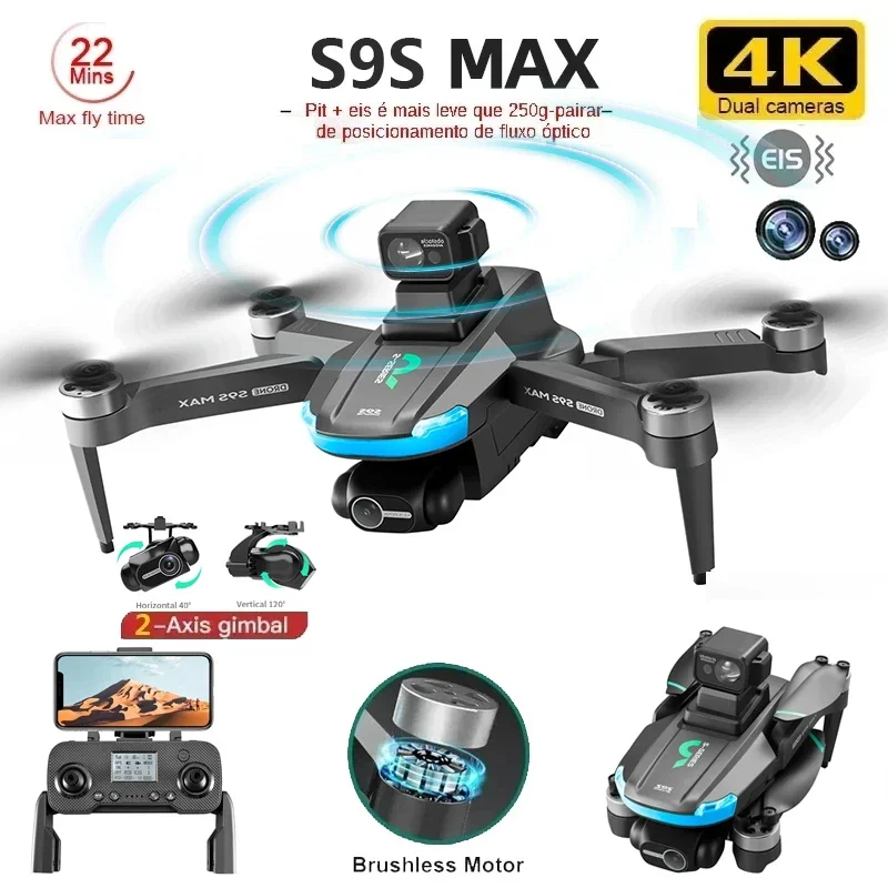 Nuevo S9S MAX MINI Drone 4K 2  - Drone Rc With Screen reseña y precio
