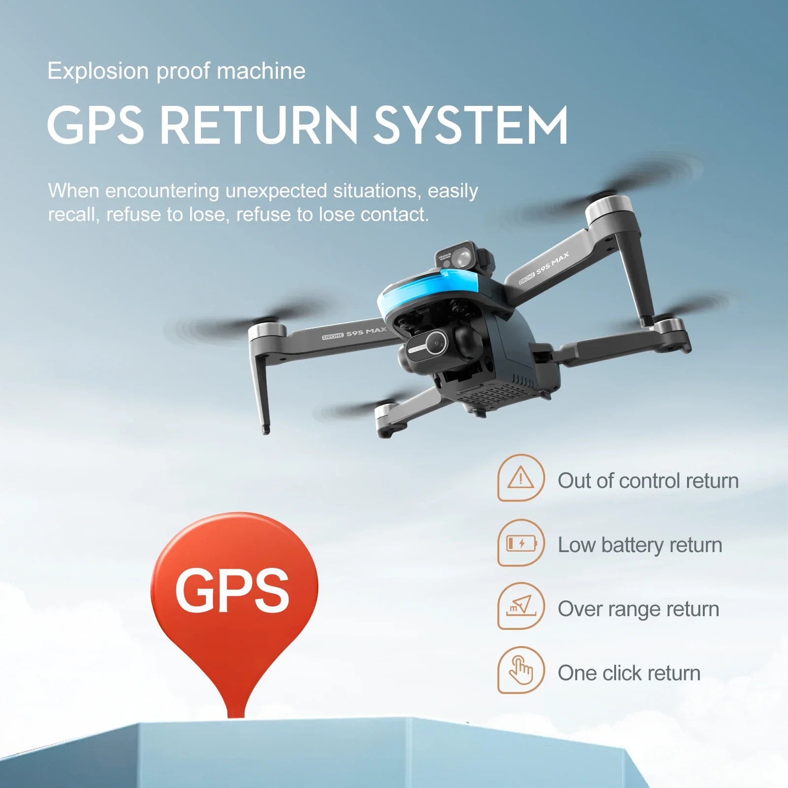 Nuevo S9S MAX MINI Drone 4K 2  - Drone Rc With Screen reseña y precio