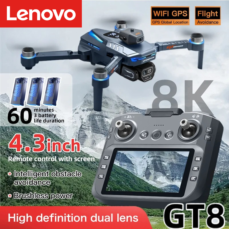 Dron Lenovo GT8 8K Profesional - Rc Drone E88 reseña y precio