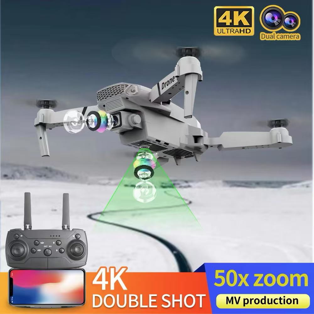 Dron profesional E88 4k gran a - Rc Drone E88 reseña y precio