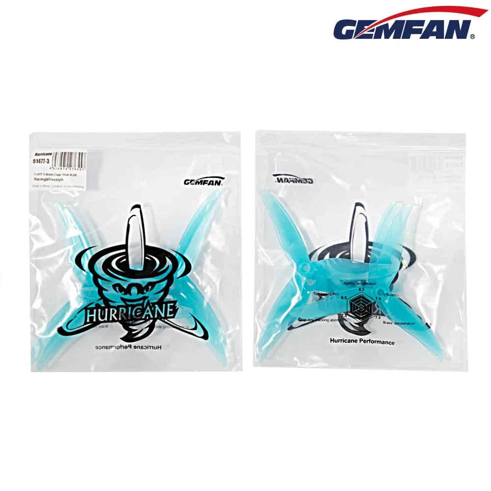 10 pares (10CW + 10CCW) Gemfan - Drone Rc Aircraft reseña y precio