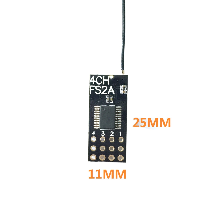 Receptor Flysky FS2A Mini 4CH  - Drone Rc Mini reseña y precio