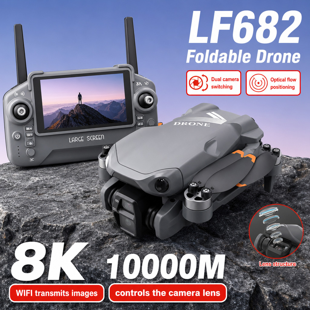 Dron Aéreo LF682 con Cámaras D - Drone Rc Fpv Pro reseña y precio