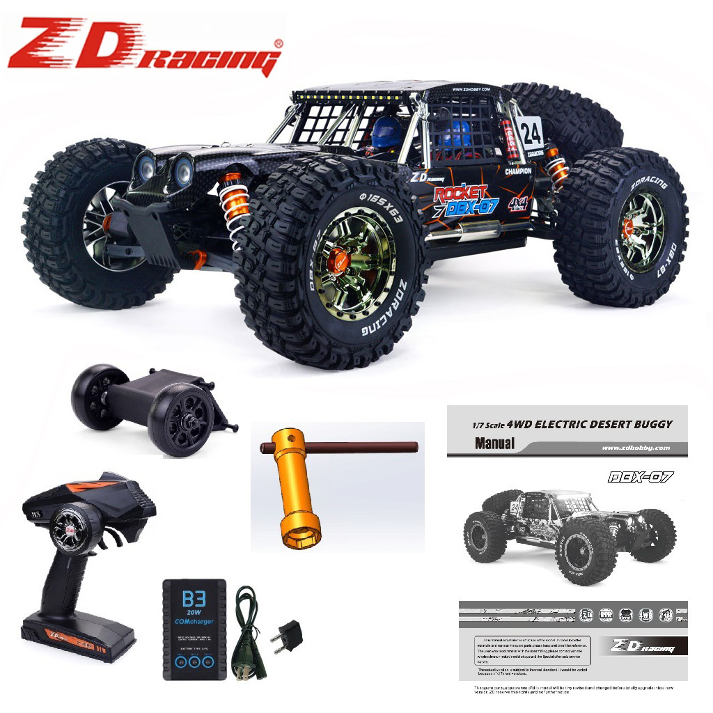 ZD-coche de carreras teledirig - Esc 4In1 Brushless reseña y precio