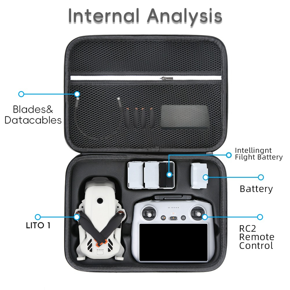 Estuche de transporte portátil - Drone Dji Rc N3 reseña y precio