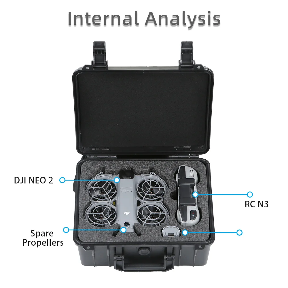 Caja de seguridad portátil par - Drone Dji Rc N3 reseña y precio