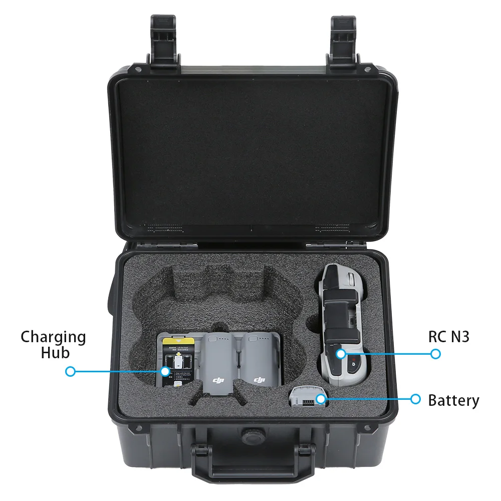 Caja de seguridad portátil par - Drone Dji Rc N3 reseña y precio