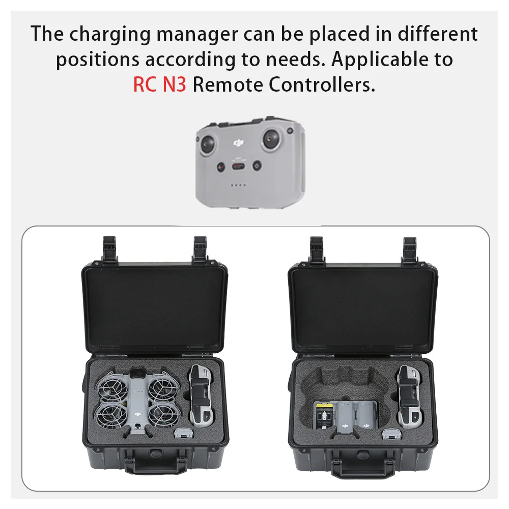 Caja de seguridad portátil par - Drone Dji Rc N3 reseña y precio