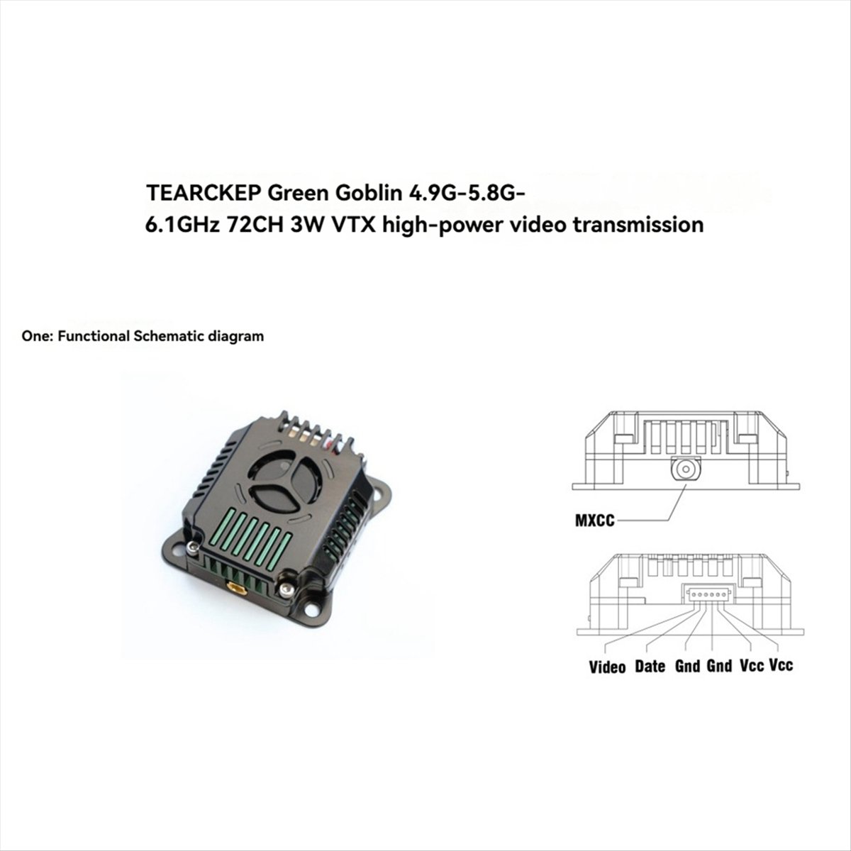 Transmisor de video analógico  - Analog Fpv Transmitter reseña y precio