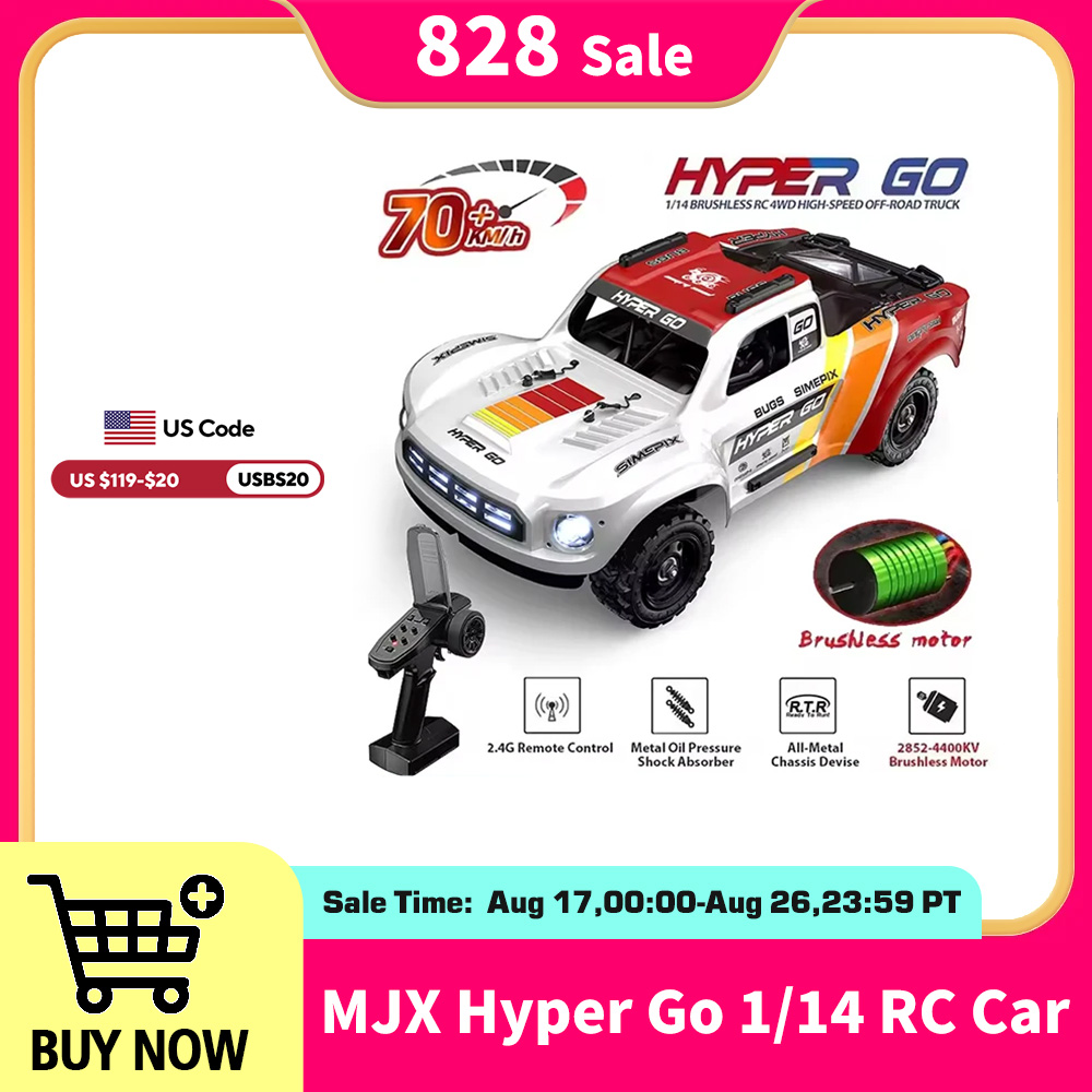 MJX HYPER GO 14211 coche de ca - Esc 4In1 Brushless reseña y precio