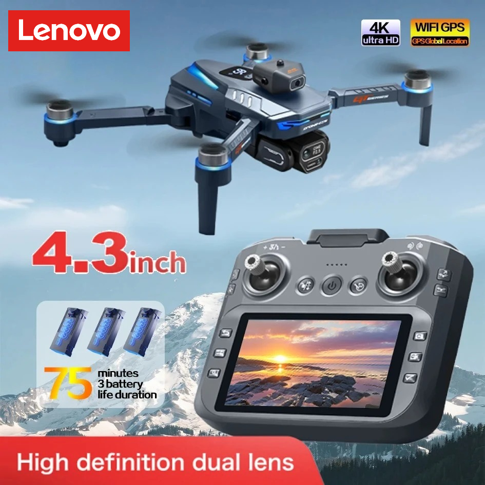 Dron Lenovo GT8 8K HD con cáma - Rc Drone E88 reseña y precio