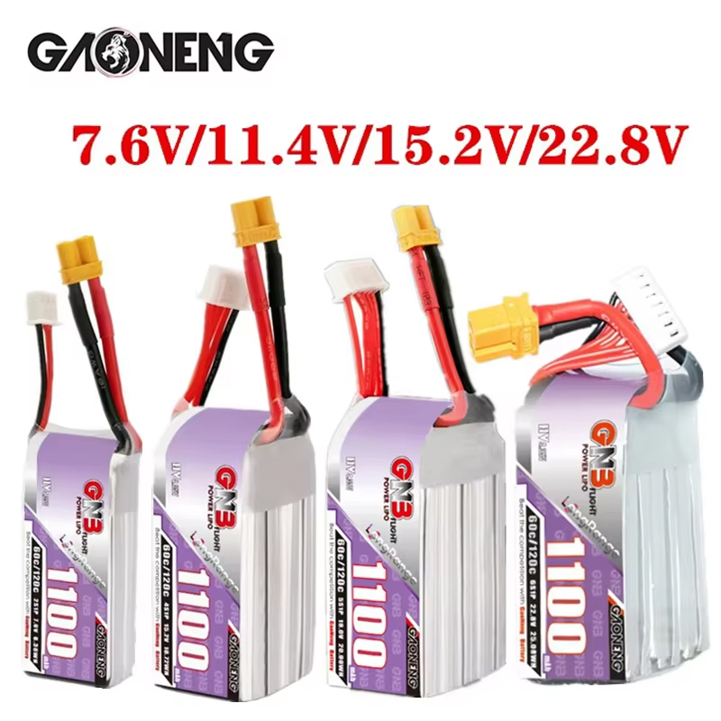 GNB 1100mAh 2S 3S 4S 6S 60C/12 - Drone Rc Race reseña y precio