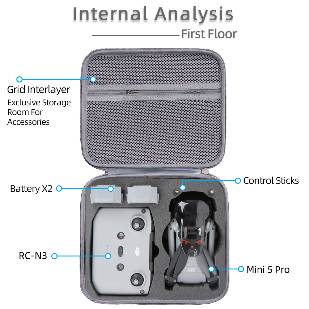 Bolsa de almacenamiento para m - Drone Dji Rc N3 reseña y precio