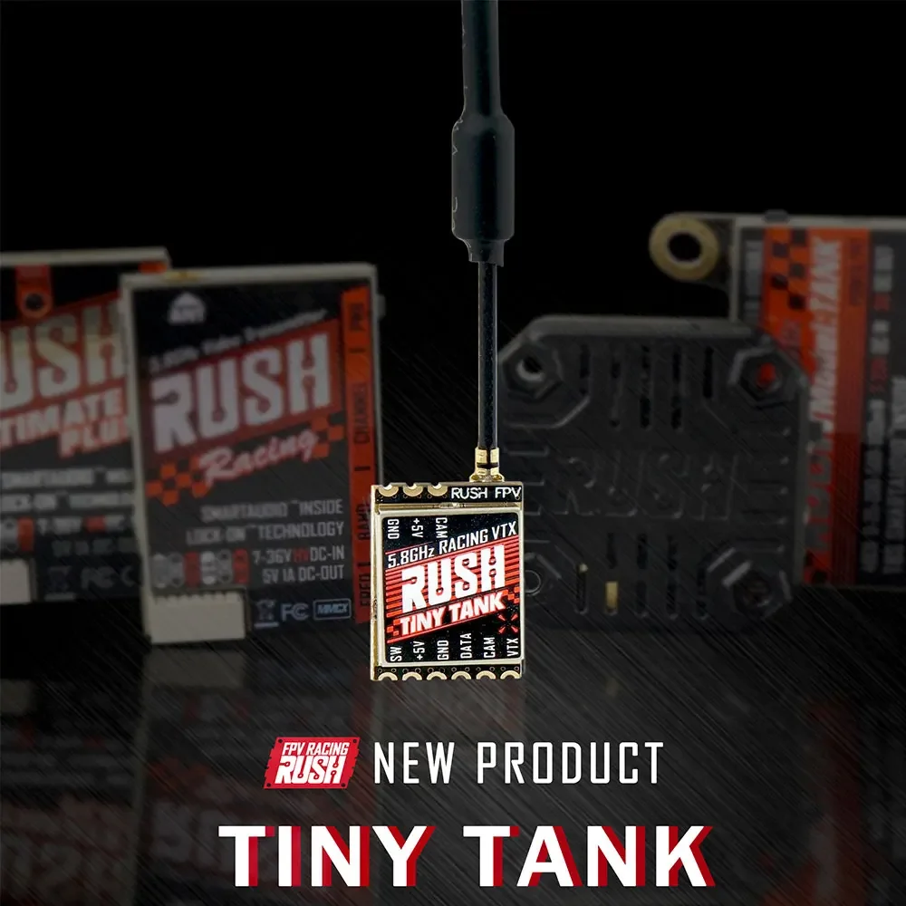 RUSHFPV Tiny Tank VTX 5.8GHz 3 - Analog Fpv Transmitter reseña y precio