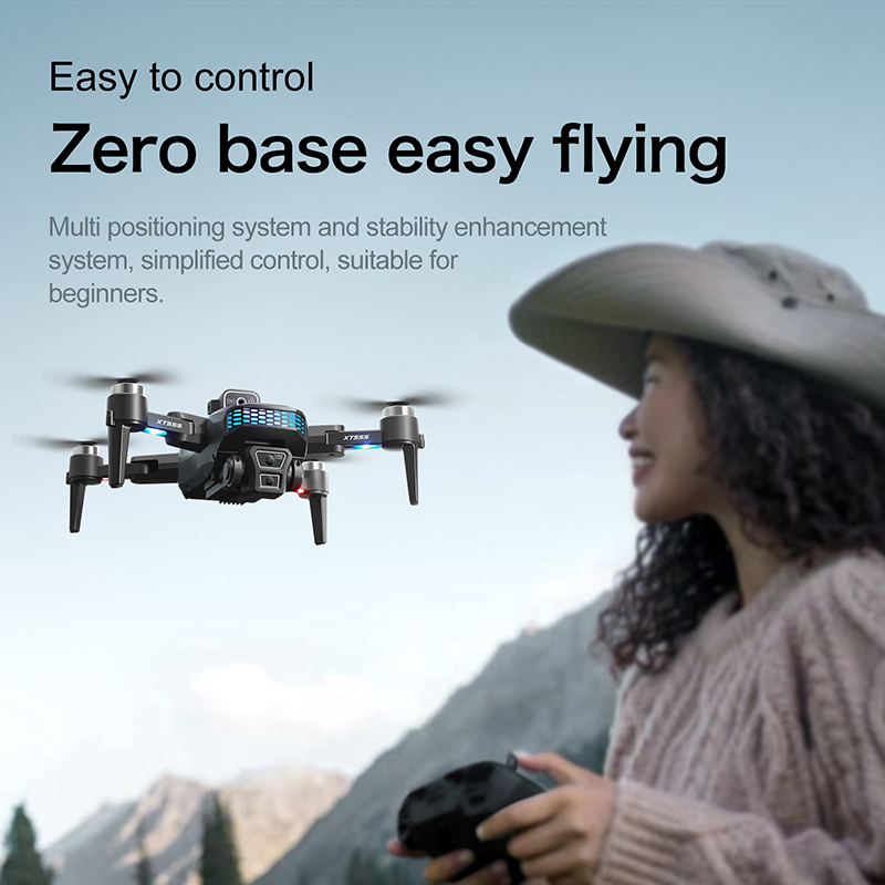 Nuevo Dron RC XT555 con GPS, C - Drone Rc Foldable reseña y precio