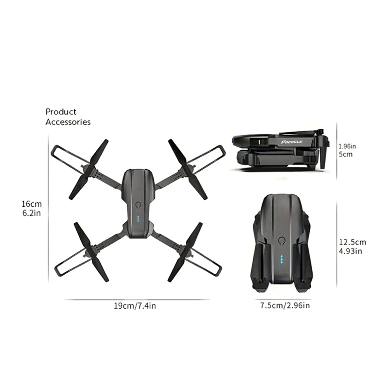 FACEGLE UAV E99 Nova, Mini Dro - Drone Rc Foldable reseña y precio