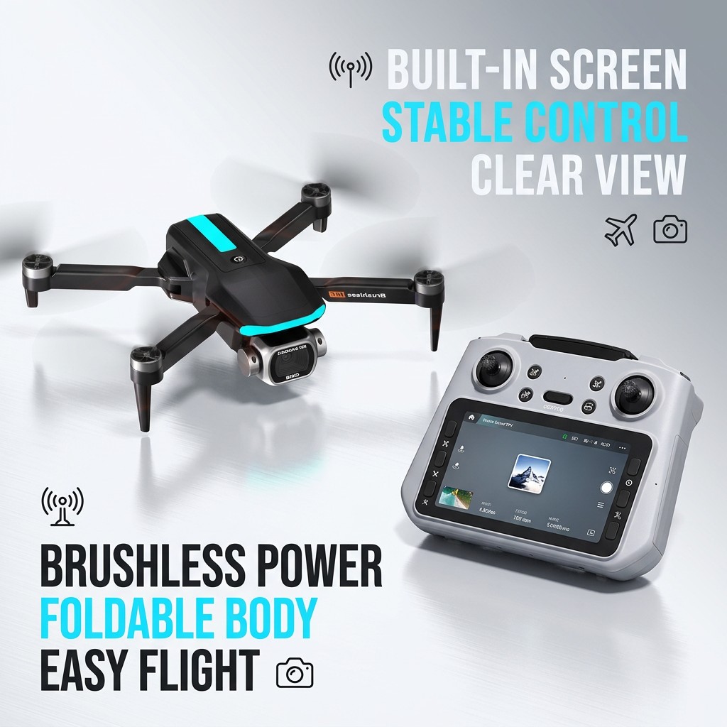 Nuevo Dron M7 RC Profesional c - Drone Rc Foldable reseña y precio