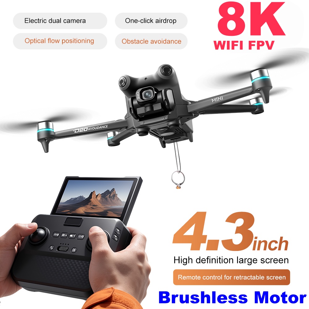 Dron con Cámara 8K ESC, Sin Es - Esc 4In1 Brushless reseña y precio