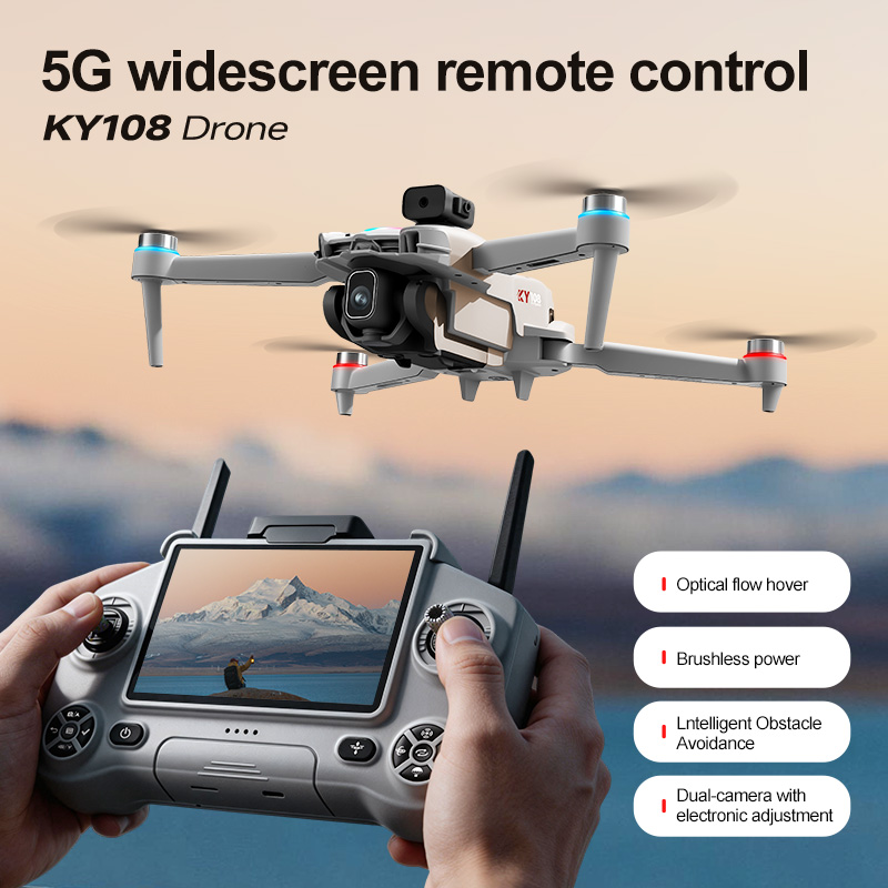 Nuevo Dron KY108 2026 con Cáma - Drone Rc Foldable reseña y precio