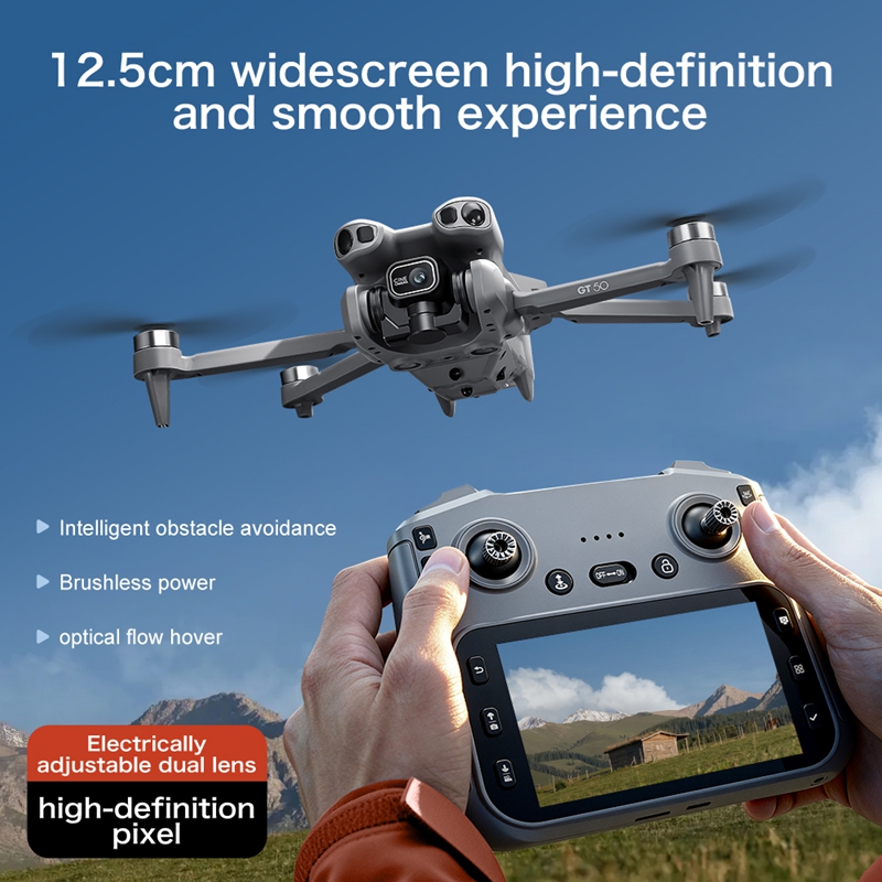 Mini Dron GT50 con Cámara Dual - Rc Drone E88 reseña y precio